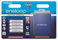 Аккумулятор Panasonic Eneloop AAA 750 4BP mAh NI-MH+case (BK-4MCCEC4BE)