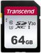 Картка пам'яті Transcend 64 GB SDXC C10 UHS-I R95/W45MB/s (TS64GSDC300S)