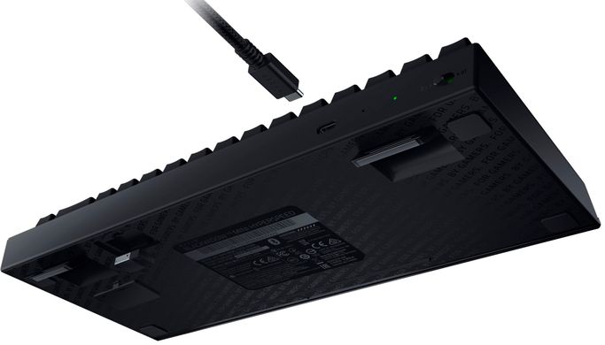 Клавиатура игровая Razer BlackWidow V3 Mini HyperSpeed Yellow Phantom Ed. WL/BT/USB US RGB Black (RZ03-03891900-R3M1)