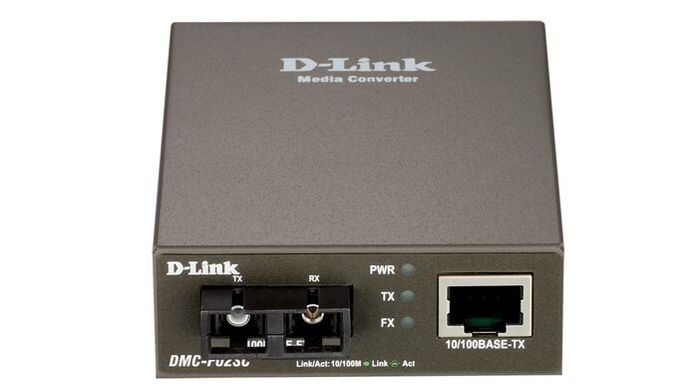 Медіаконвертер D-Link DMC-F02SC 1x100BaseTX-100BaseFX, MM 2km, SC (DMC-F02SC)