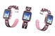 Детские телефон-часы с GPS трекером GOGPS К07 Розовые (K07PK)