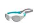 Детские солнцезащитные очки Koolsun KS-FLWA000 бело-бирюзовые серии Flex (Размер: 0+) (KS-FLWA000)