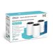 Маршрутизатор Wi-Fi-Mesh TP-LINK Deco PX50 AX3000 3xGE LAN/WAN Powerline G1500 (DECO-PX50-3-PACK)