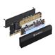 Плата-адаптер PCIe x4 для SSD m.2 NVMe 2230, 2242, 2260, 2280 Thermal Solution (SST-ECM23)