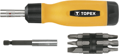 Насадки TOPEX с держателем, набор в футлярах 14 шт. (39D518)