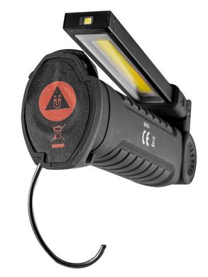 Ліхтар NEO 2 в 1 USB 1200 мА·год 3.7 Li-ion 3 Вт 200 люмен LEDCOB 5 функцій освітлення складається IP20 (99-041)