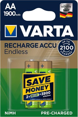 Аккумулятор VARTA RECHARGEABLE ACCU ENDLESS AA 1900mAh BLI 2 NI-MH (56676101402)