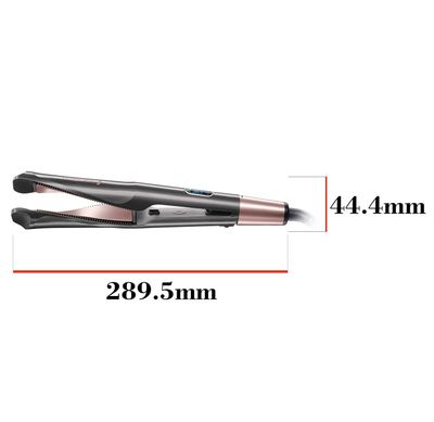 Стайлер Remington S6606 The Curl & Straight, фигурные пластины, стайлинг 2 в 1, черный/розовый (S6606)