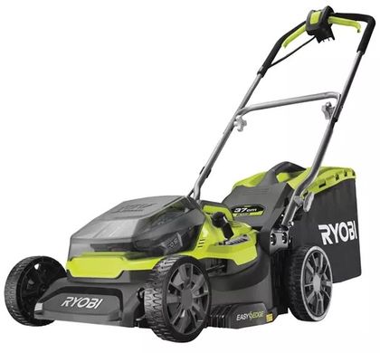 Газонокосилка Ryobi ONE+ Hybrid RY18LMH37A-250 18В/220В 2х5.0А/ч, 37см, 25-70 мм, 45л, мульчирование (5133004583)