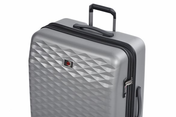 Набір пластикових валіз, Wenger Lumen Set (20"/24"/28"), 4 колеса, сірий (604335)