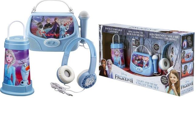 Подарунковий набір eKids Disney Frozen 2, Караоке + Портативний нічник + Навушники (FR-300.11MV9M)