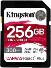 Картка пам'яті Kingston SD 256 GB C10 UHS-II U3 R300/W260MB/s (SDR2/256GB)