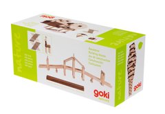 Конструктор деревянный goki Строительные блоки (натуральный) 58532 (58532)