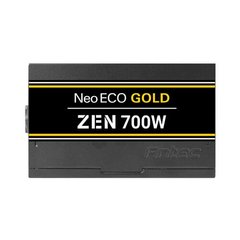 Блок живлення Antec NE700G Zen EC (700W) 80+ GOLD, aPFC, 12см,24+8x2,6xSATA,4xPCIe,+2 (0-761345-11688-6)