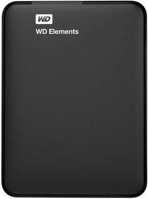 Жесткий диск WD 2.5" USB 3.0 1TB Elements Portable (WDBUZG0010BBK-WESN)