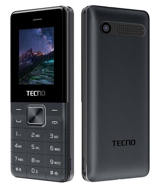 Мобільний телефон TECNO T301 Dual SIM Black (4895180743320)