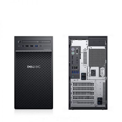 Сервер Dell EMC T40, Xeon E-2224G 4C 3.5GHz, 8GB UDIMM, 1x1TB SATA, DVD-RW, 1Yr, Twr (210-T40-PR-1Y)