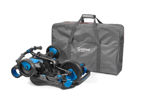 Триколісний велосипед Galileo Strollcycle Black Синій GB-1002-B (GB-1002-B)