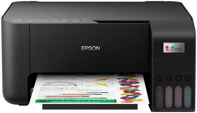 МФУ ink color A4 Epson EcoTank L3251 33_15 ppm USB Wi-Fi 4 inks (C11CJ67413)