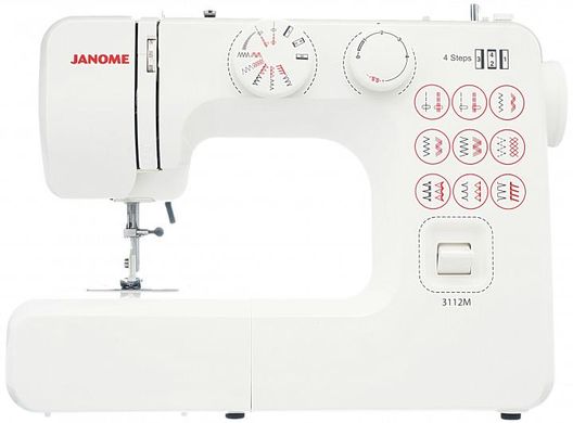 Швейная машина Janome 3112M 19 швейных операций 60Вт петля полуавтомат (J-3112M)