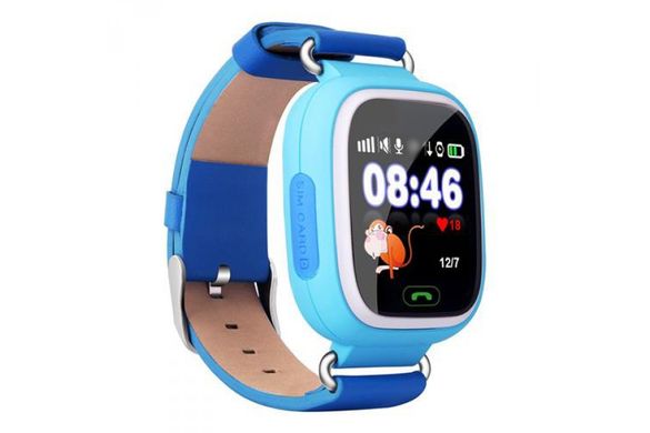 Дитячі телефон-годинник з GPS трекером GOGPS К04 сині (K04BL)