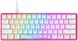 Клавіатура механічна HyperX Alloy Origins 60 61key Red USB-A EN/RU RGB рожевий 572Y6AA