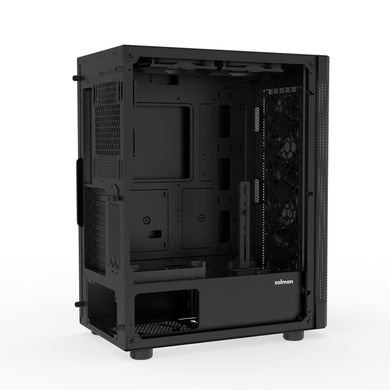 Корпус Zalman I4 без БЖ 2xUSB3.0, 1xUSB2.0 6x120 мм VGA 320 мм LCS ready Mesh Side/Front Panel ATX чорний