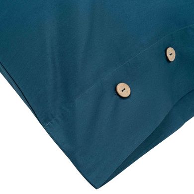 Комплект постельного белья 1.5сп Ardesto Mix&Match пододеяльник 160х220см простынь 180х240см наволочки (2) 50х70см 100% хлопок сатин синий (ART1622SB)