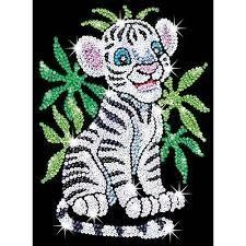 Набор для творчества Sequin Art RED Toby the White Tiger Cub SA0906