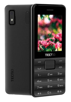 Мобільний телефон TECNO T372 Triple SIM Black (4895180746833)