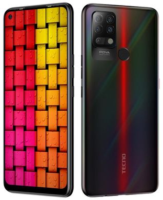Мобильный телефон TECNO Pova (LD7) 6/128Gb Dual SIM Dazzle Black (4895180762468)