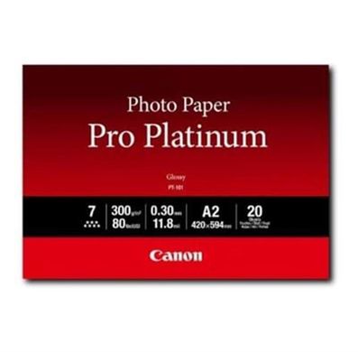 Папір Canon A2 Pro Platinum Photo Paper PT-101 A2 20 л (2768B067)