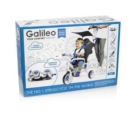 Триколісний велосипед Galileo Strollcycle Синій G-1001-B (G-1001-B)
