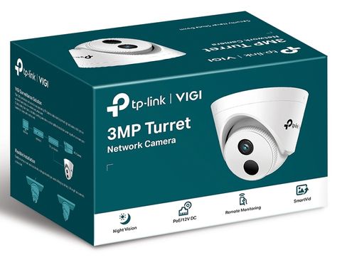 IP-Камера TP-LINK VIGI C400HP-2.8 PoE 3Мп 2.8мм H265+ WDR Onvif внутренняя (VIGI-C400HP-2.8)