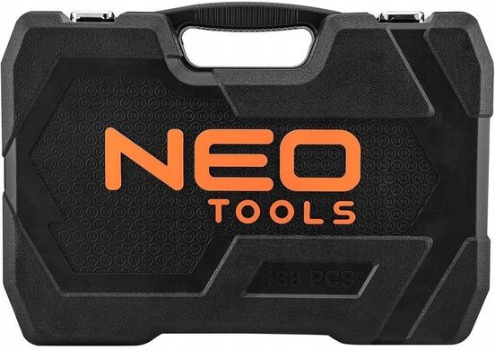 Набор инструментов Neo Tools 1/2" 1/4" 138шт CrV (10-208)