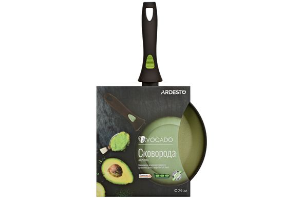 Сковорода Ardesto Avocado 24 см, зелений, алюміній (AR2524FA)