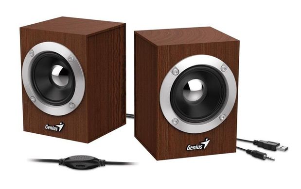 Колонки Genius 2.0 SP-HF280 USB Wood (31730028400)