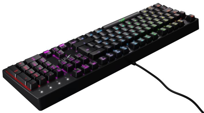 Ігрова клавіатура Xtrfy K4 RGB Kailh Red Ukr-Ua, Black (XG-K4-RGB-R-UKR)