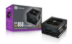 Блок живлення Cooler Master MWE Gold V2 FM 850W,12cm fan,eff. >90%,80+ Gold,24+8pin (4+4),4xMolex,12xSATA,4xPCIe 8pin (6+2),Retail (MPE-8501-AFAAG-EU)