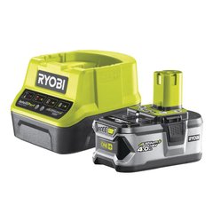Аккумулятор и зарядное устройство Ryobi ONE+ RC18120-140, 4 Ач, 18В (5133003360)