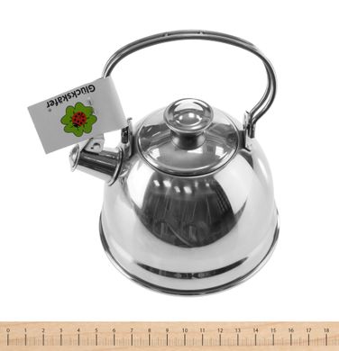 Ігровий чайник зі свистком nic металевий 11 см. NIC530355