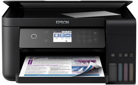 МФУ ink color A4 Epson EcoTank L6160 33_20 ppm Duplex USB Ethernet Wi-Fi 4 inks Black Pigment (C11CG21404)