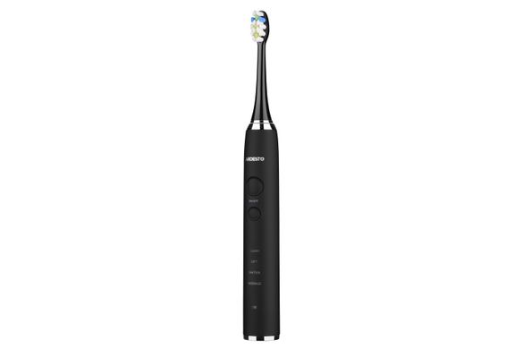 Електрична зубна щітка Ardesto ETB-212CB чорна/4 насадки/індукційна зарядна база зі станд. вилкою