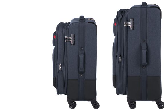 Набір тканинних валіз, Wenger Deputy Set (20"/24"/29"), 4 колеса, темно-синій (604365)