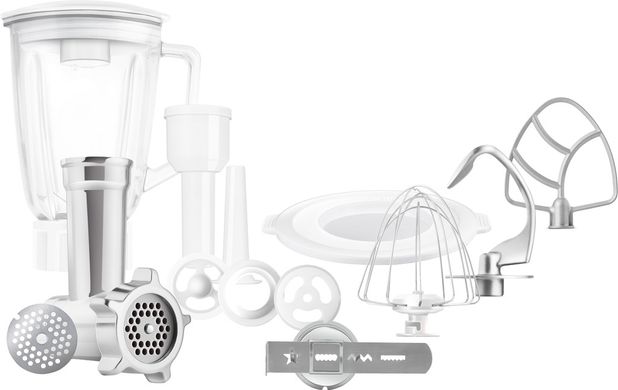 Кухонная машина Sencor STM63XX 1000Вт чаша-металл корпус-пластик насадок-15 подсветка белый (STM6350WH)