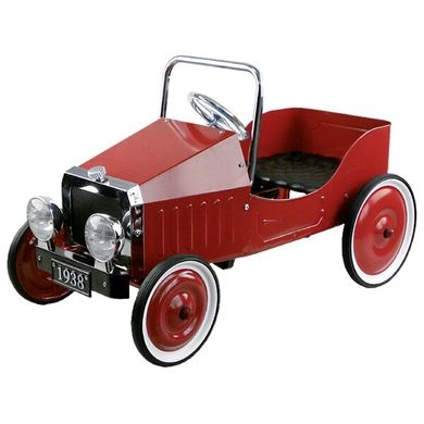 Педальная машинка Ретро автомобиль, красный, Goki (14062G)