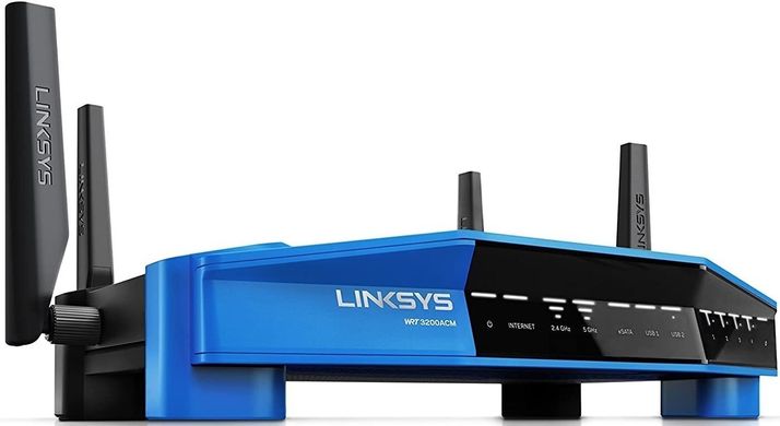 Маршрутизатор LINKSYS WRT3200ACM AC3200, 4xGE LAN, 1xGE WAN, 1xUSB3.0, USB2.0/eSATA (WRT3200ACM-EU)