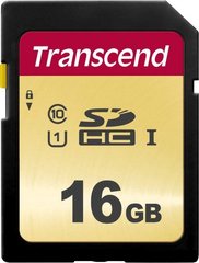 Карта пам'яті Transcend SD 16GB C10 UHS-I R95/W60MB/s (TS16GSDC500S)
