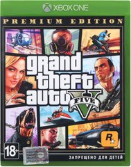 Игра Xbox One Grand Theft Auto V Premium Online Edition Blu-Ray диск (5026555360005)