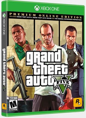 Игра Xbox One Grand Theft Auto V Premium Online Edition Blu-Ray диск (5026555360005)